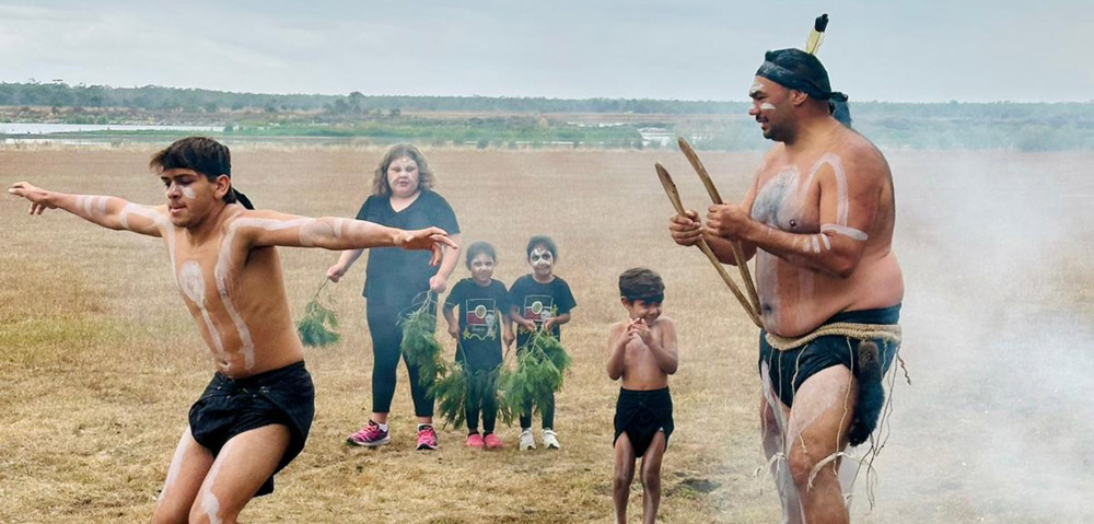 First Peoples in traditional dance